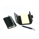 Leatherette Memopad with Pen